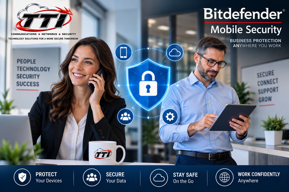 Bitdefender Mobile Security protecting smartphones and tablets from malware, phishing, fraud, and mobile cyber threats
