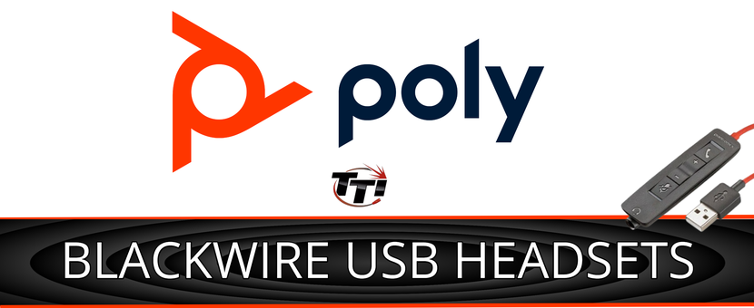 Poly Blackwire USB Headsets