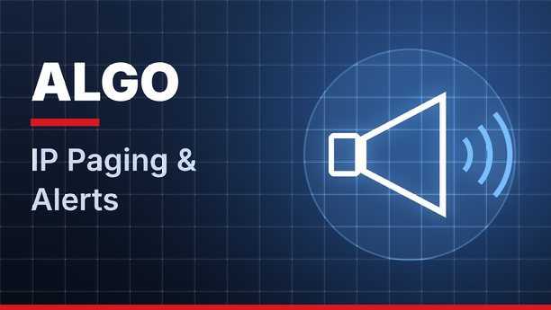 Algo IP paging speakers and alert devices for schools, warehouses and offices in NJ