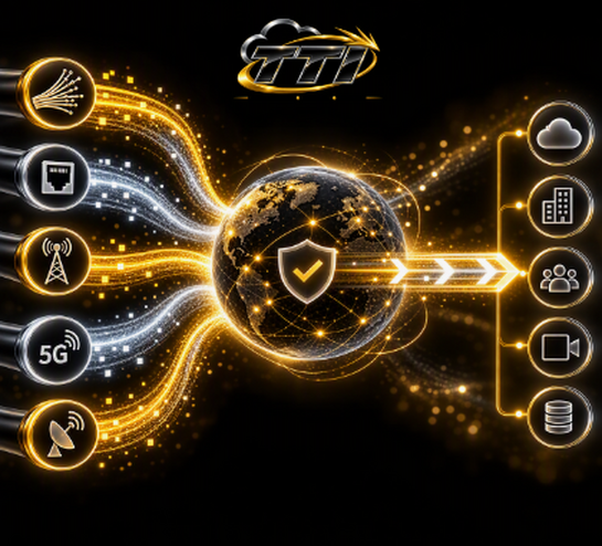 Peplink SpeedFusion SD-WAN technology combining multiple WAN connections for enhanced speed, resiliency, and application performance