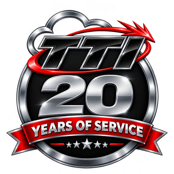 TTI 20 years of service badge, trusted business phone and IT provider serving NJ, PA and NY since 2004
