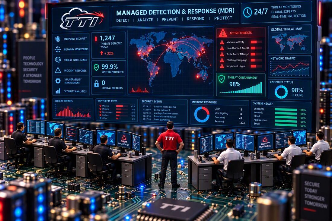 TTI 24/7 Security Operations Center: learn more about managed detection and response.