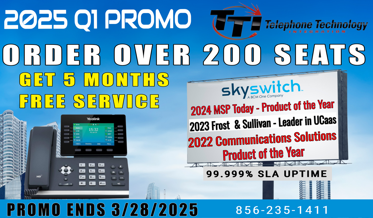 TTI Promo 5 Months Free Service