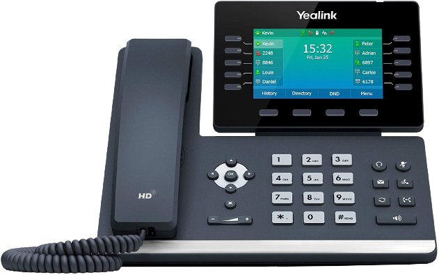 Yealink T54W IP Desk phone with built-in Wi-Fi